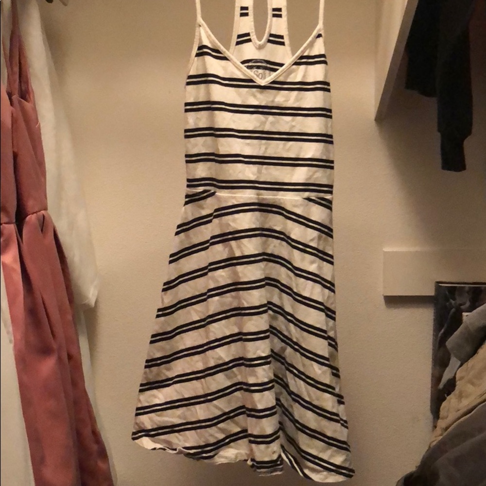 Black and White stripped dress